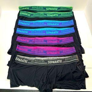 Lot of 7 SEPARATEC men’s pouch boxers size Large